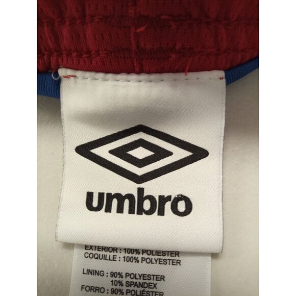 Umbro Girl's Red, White, and Blue Soccer Shorts Size 6x, Small - Picture 3 of 4